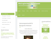 Tablet Screenshot of biologisches-heilwissen.de
